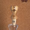 Corsage en bois , bouchon fantaisie, fête des Mères