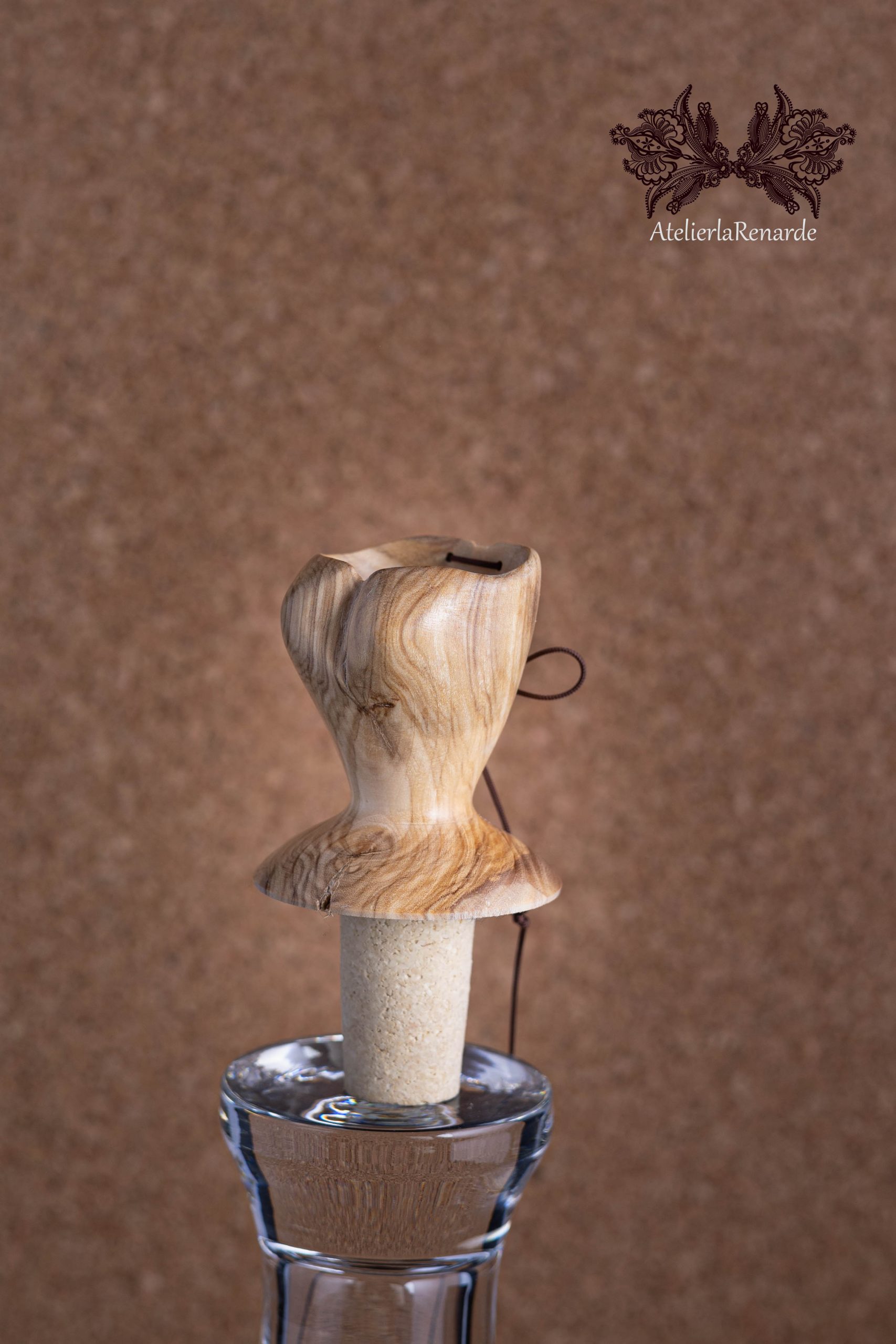 atelierlarenarde-corset Bouchou de bouteille, Corset en bois