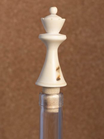 parure de bouteilles, jeu d&rsquo;échecs