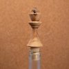 bouchon de bouteille en bois d'olivier, jeu d'échec