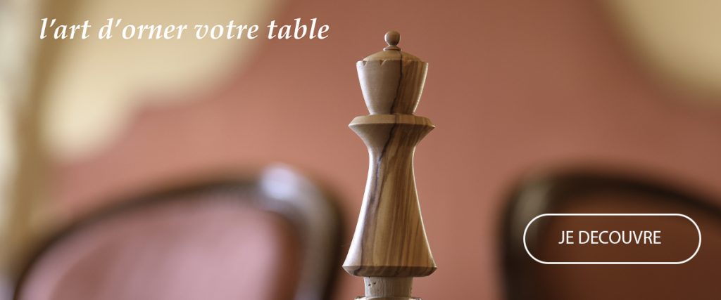 ornement de table en fête